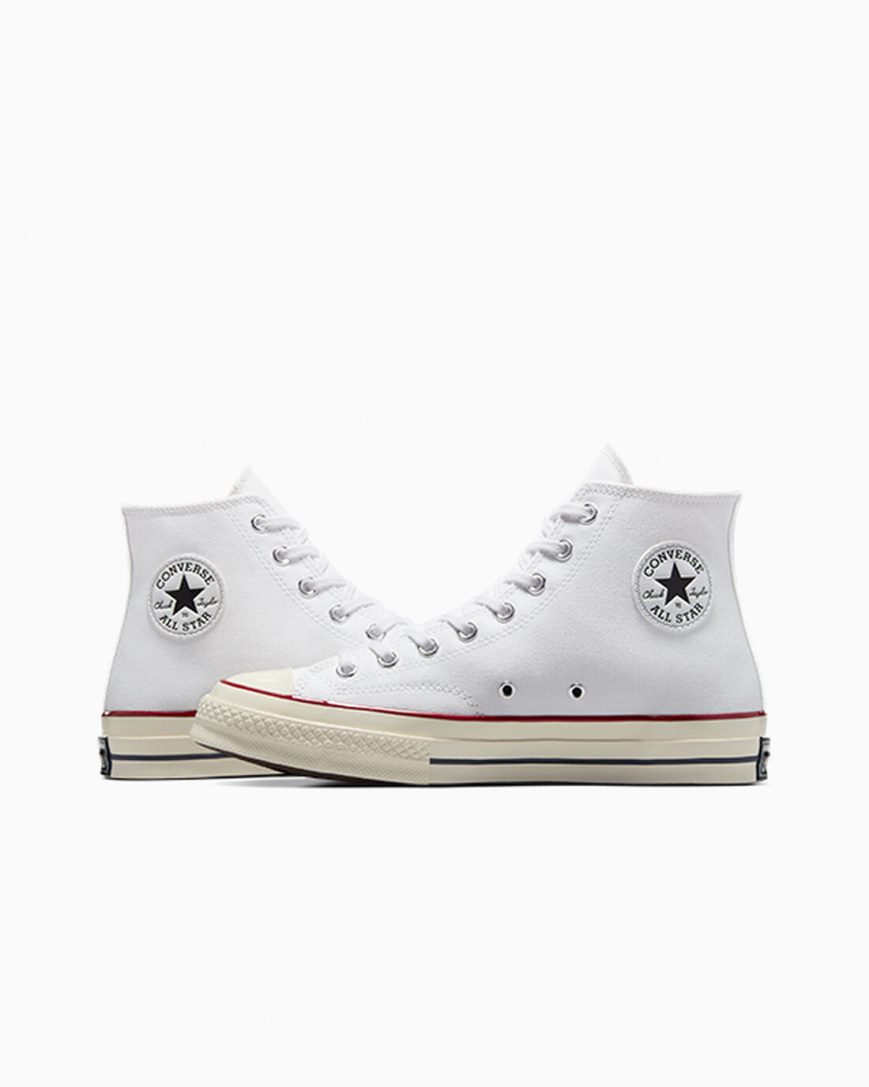 Zapatillas Altas Converse Chuck 70 Vintage Canvas Hombre Blancas | PE P027LW